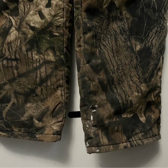 VTG CAMO OVERALLS REAL TREE CAMOUFLAGE HUNTING OUTDOOR AOP PANTS CARGO MOSSY OAK - Picture 12 of 13